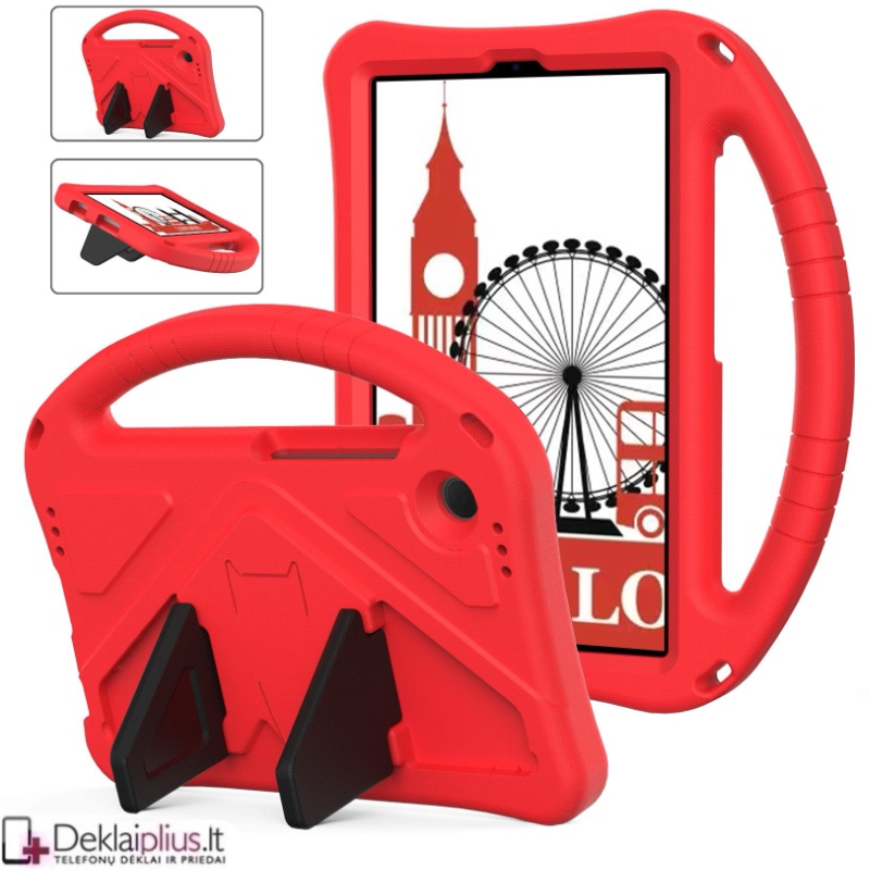 Smūgiams atsparus dėklas su rankena - raudonas (Samsung Galaxy Tab A9 8.7 (X110/X115)-Tab A11 8.7 (SM-X130N) Smūgiams atsparus dėklas su rankena - raudonas (Samsung Galaxy Tab A9 8.7 (X110/X115)-Tab A11 8.7 (SM-X130N)